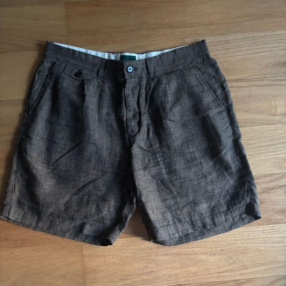 Jcrew Men's Brown and Black Shorts